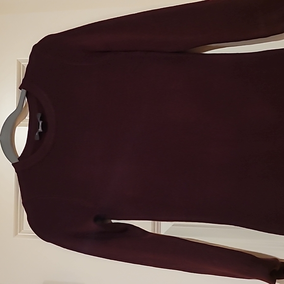 Maroon French connection size small sweater dress - Picture 2 of 2
